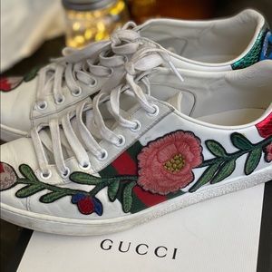 Gucci Floral Ace Sneakers